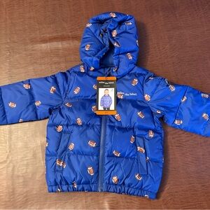 Miles the Label Kids Blue Puffer Jacket